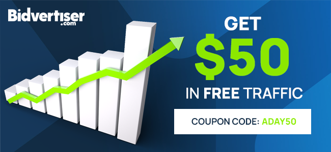Use the coupon code to get $50 in traffic