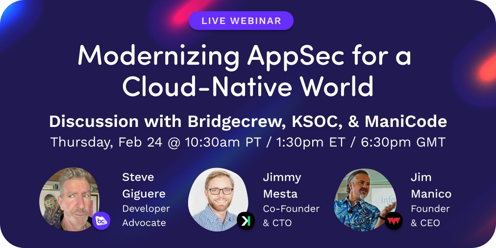 Modernizing AppSec for a Cloud-Native World