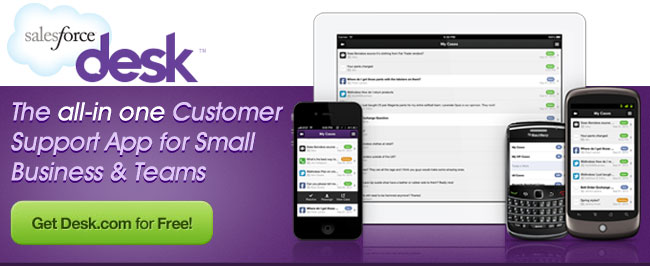 desk.com - The all-in-one system for delivering awesomely responsive customer support. Get Desk.com for FREE!