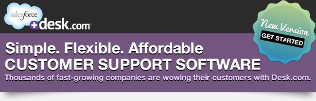 desk.com - The all-in-one system for delivering awesomely responsive customer support. Get Desk.com for FREE!