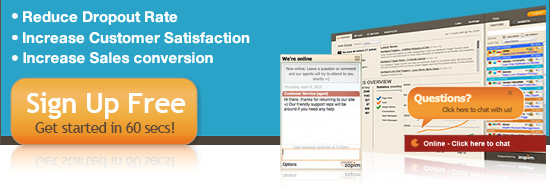 Close sales with hesitant website visitors, increase customer satisfaction and sell rate, customizable to your needs. Sign up Free - Get started in 60 secs! 